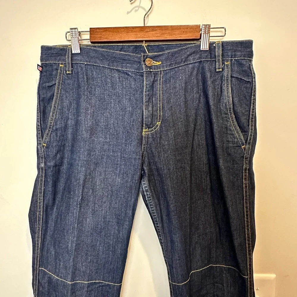 VTG Polo Jeans Ralph Lauren Jeans 10 Blue Straight Leg Utility Gorpcore Heritage